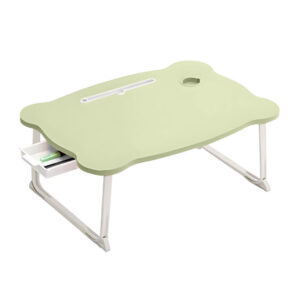 Buy SOGA Green Portable Bed Table Adjustable Folding Mini Desk With Mini Drawer and Cup-Holder Home Decor Online - Desks & Computer Tables - 1 - AU Depot Free Shipping