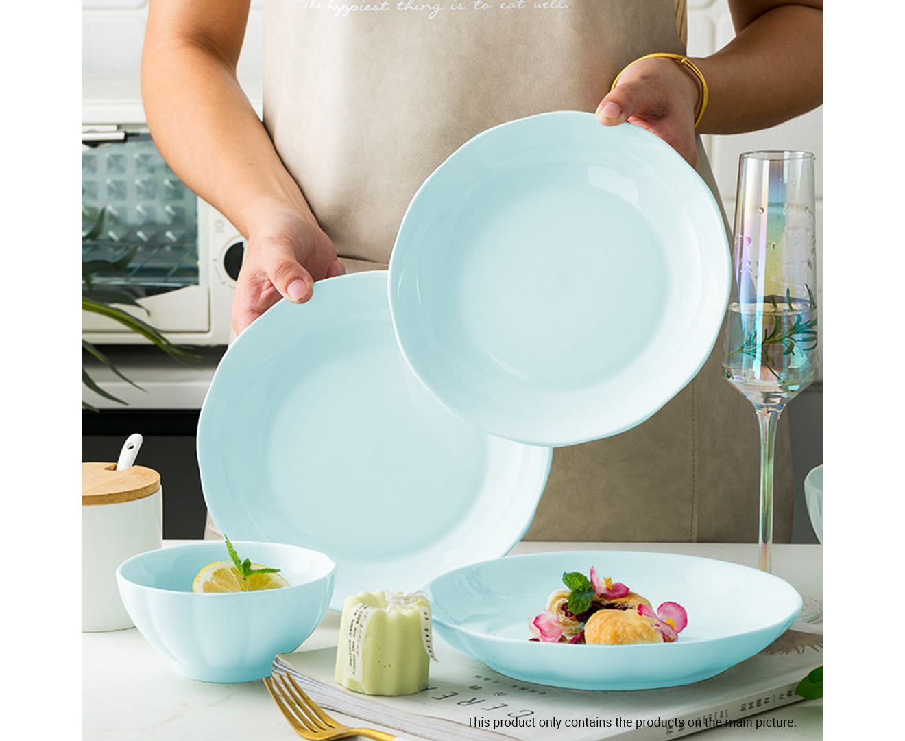 SOGA Light Blue Japanese Style Ceramic Dinnerware Crockery Soup Bowl Plate Server Kitchen Home Decor Set of 10 - BowlG438 - Kitchenware - 4 - AU DEPOT SOGA Buy SOGA Light Blue Japanese Style Ceramic Dinnerware Crockery Soup Bowl Plate Server Kitchen Home Decor Set of 10 Online - Kitchenware - 4 - AU Depot Free Shipping
