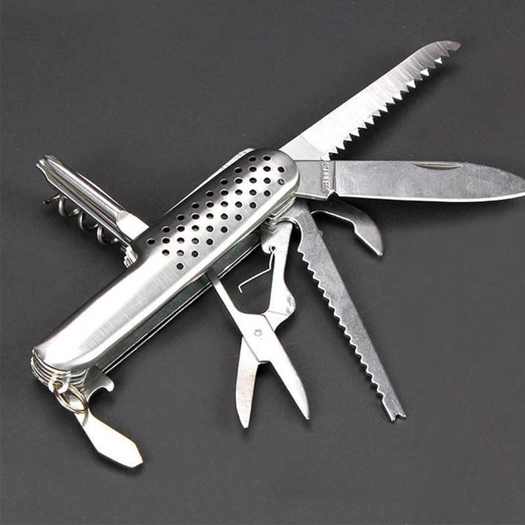 SOGA Multi Function Army Knife Tool Swiss Style 102 - Knife102 - Garden, Tools & Hardware - 2 - AU DEPOT SOGA Buy SOGA Multi Function Army Knife Tool Swiss Style 102 Online - Garden, Tools & Hardware - 2 - AU Depot Free Shipping