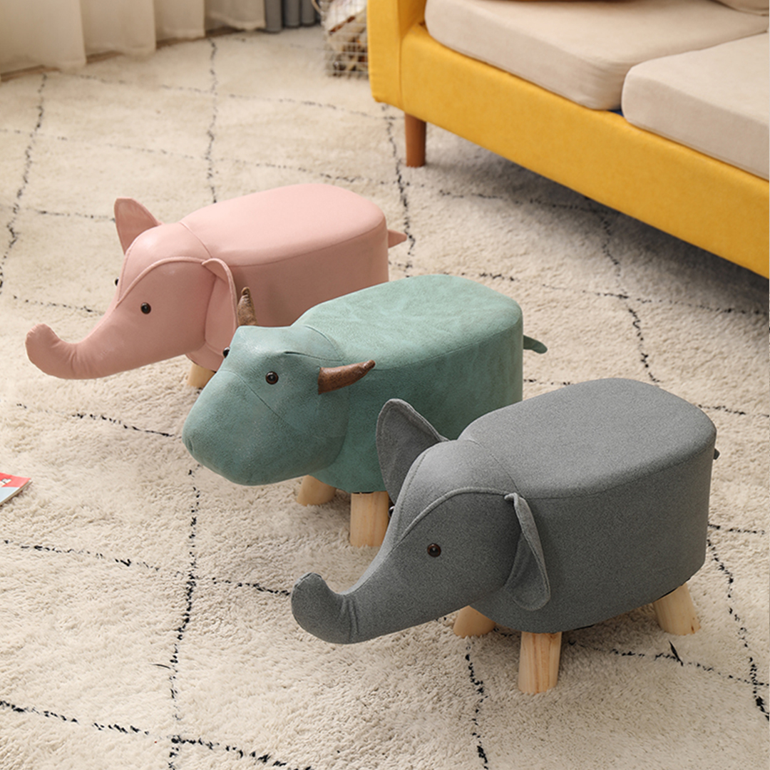 SOGA Orange Children Bench Monkey Character Round Ottoman Stool Soft Small Comfy Seat Home Decor - AniStool24 - Furniture - 4 - AU DEPOT SOGA Buy SOGA Orange Children Bench Monkey Character Round Ottoman Stool Soft Small Comfy Seat Home Decor Online - Furniture - 4 - AU Depot Free Shipping