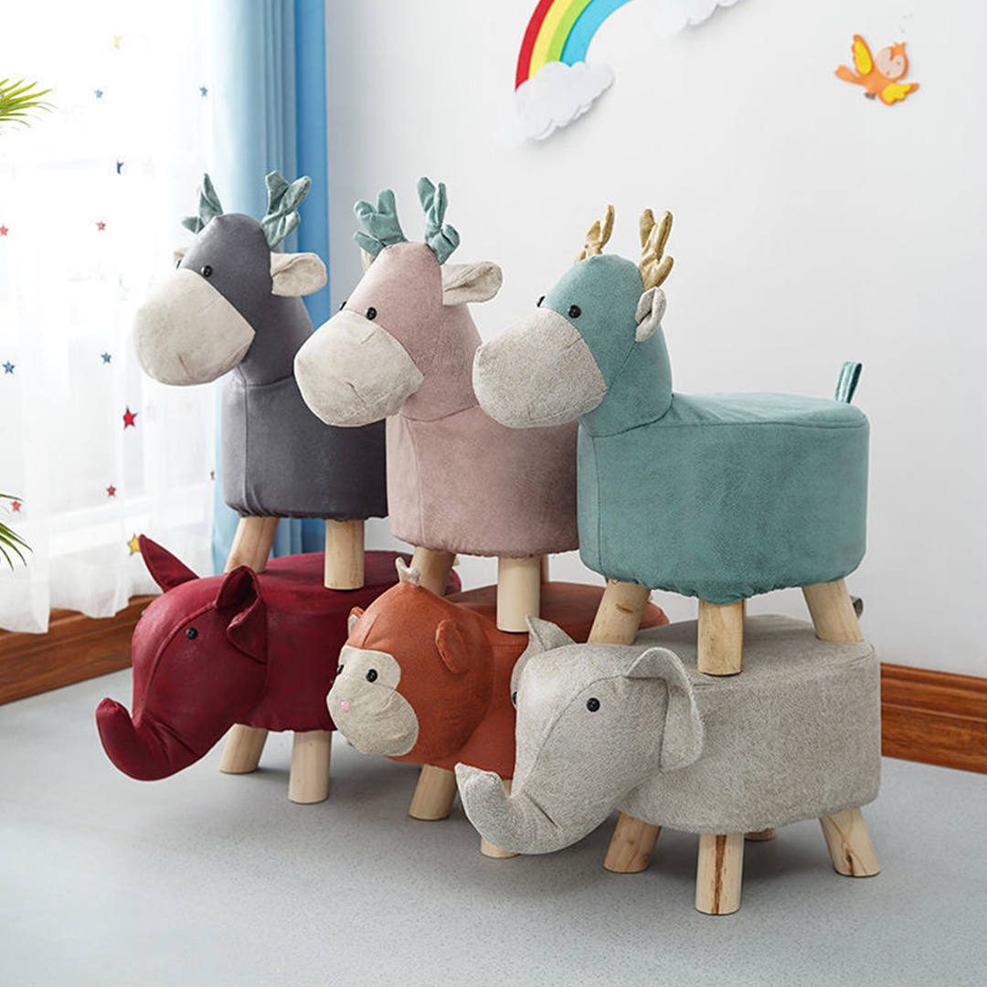 SOGA Orange Children Bench Monkey Character Round Ottoman Stool Soft Small Comfy Seat Home Decor - AniStool24 - Furniture - 9 - AU DEPOT SOGA Buy SOGA Orange Children Bench Monkey Character Round Ottoman Stool Soft Small Comfy Seat Home Decor Online - Furniture - 9 - AU Depot Free Shipping