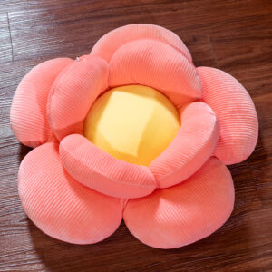 Buy SOGA Red Double Flower Shape Cushion Soft Bedside Floor Plush Pillow Home Decor Online - Furniture - 2 - AU Depot Free Shipping