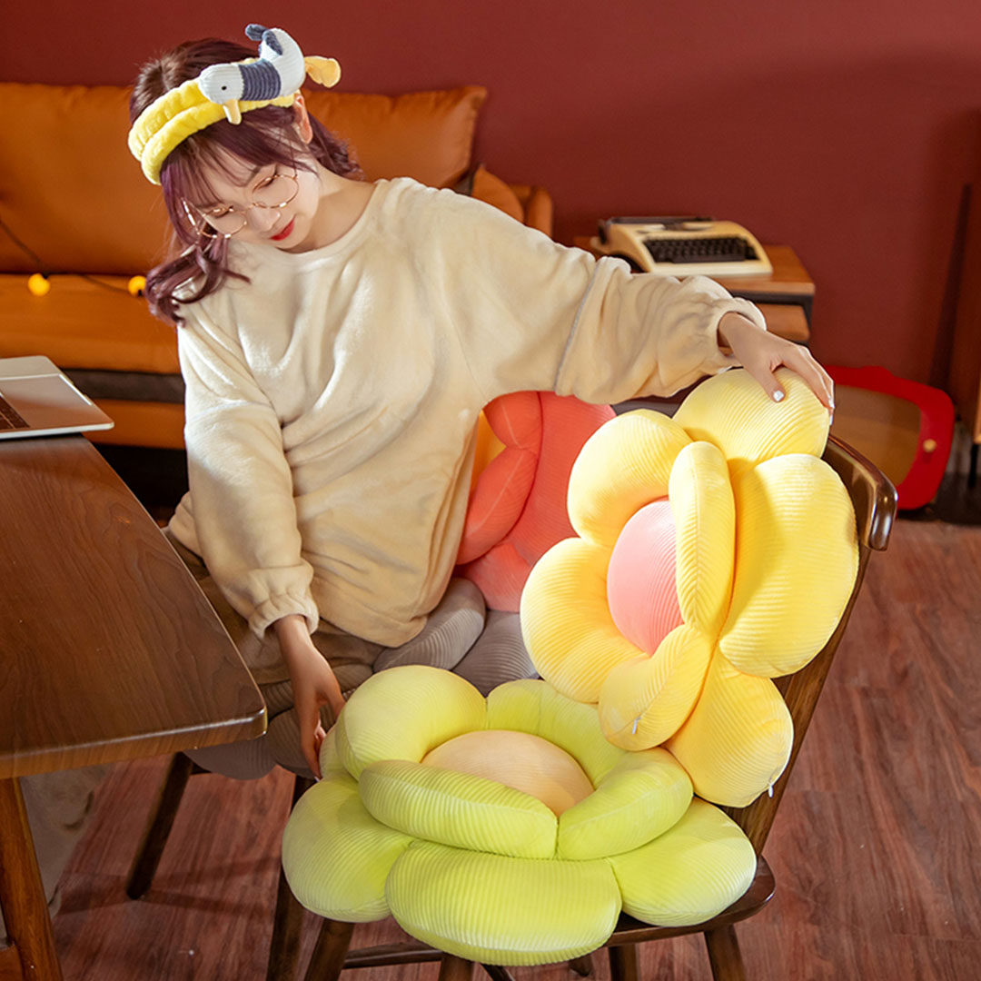 SOGA Red Double Flower Shape Cushion Soft Bedside Floor Plush Pillow Home Decor - SCushion002 - Furniture - 4 - AU DEPOT SOGA Buy SOGA Red Double Flower Shape Cushion Soft Bedside Floor Plush Pillow Home Decor Online - Furniture - 4 - AU Depot Free Shipping