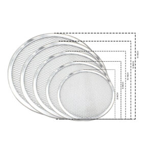 Buy SOGA Round Seamless Aluminium Nonstick Commercial Grade Pizza Screen Baking Pan Set Online - Home & Living - 2 - AU Depot Free Shipping
