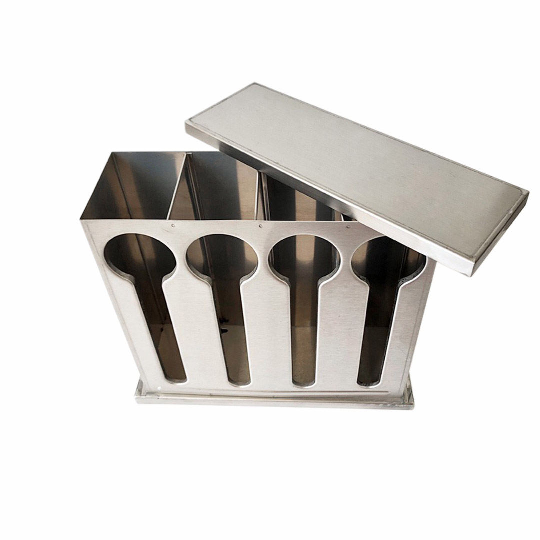 SOGA Stainless Steel Buffet Restaurant Spoon Utensil Holder Storage Rack 4 Holes - CutleryHolder4631 - Home & Living - 4 - AU DEPOT SOGA Buy SOGA Stainless Steel Buffet Restaurant Spoon Utensil Holder Storage Rack 4 Holes Online - Home & Living - 4 - AU Depot Free Shipping