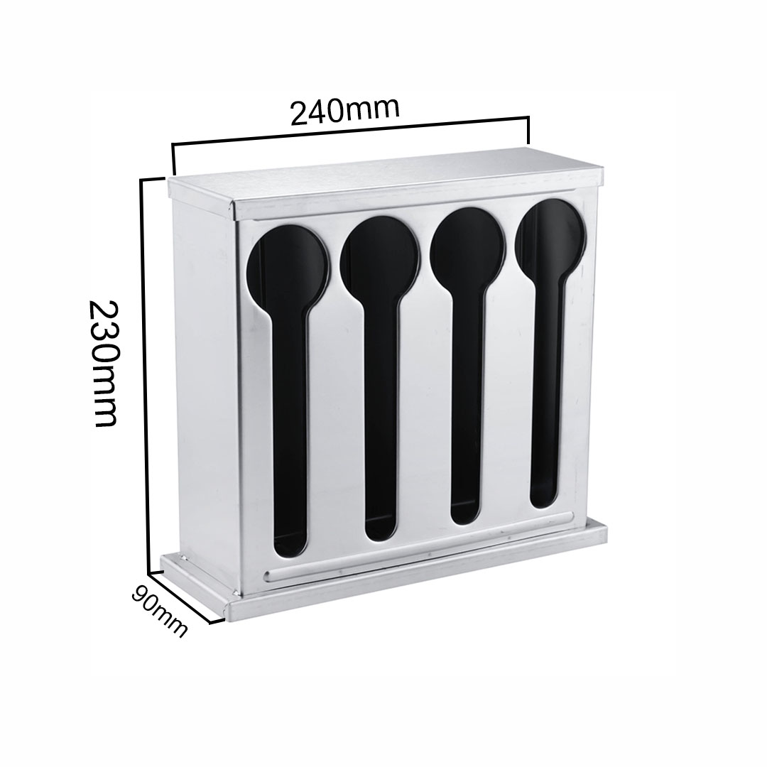SOGA Stainless Steel Buffet Restaurant Spoon Utensil Holder Storage Rack 4 Holes - CutleryHolder4631 - Home & Living - 10 - AU DEPOT SOGA Buy SOGA Stainless Steel Buffet Restaurant Spoon Utensil Holder Storage Rack 4 Holes Online - Home & Living - 10 - AU Depot Free Shipping