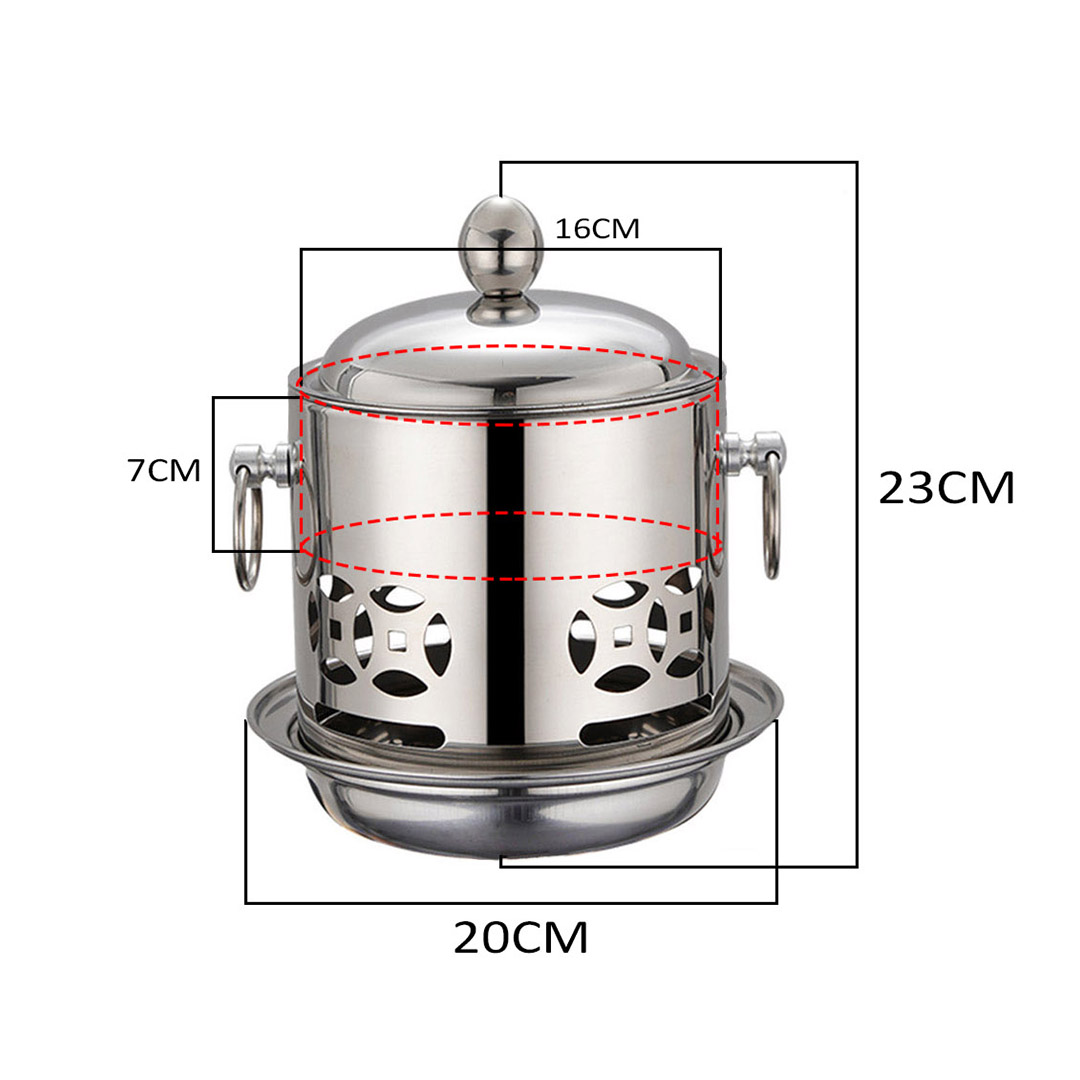 SOGA Stainless Steel Mini Asian Buffet Hot Pot Single Person Shabu Alcohol Stove Burner with Lid - ChafingDishHotPot5 - Business & Industrial - 2 - AU DEPOT SOGA Buy SOGA Stainless Steel Mini Asian Buffet Hot Pot Single Person Shabu Alcohol Stove Burner with Lid Online - Business & Industrial - 2 - AU Depot Free Shipping