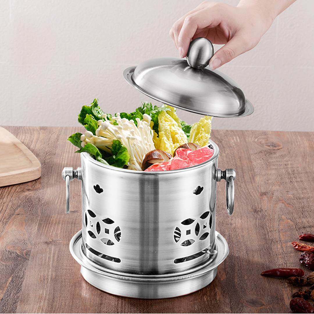 SOGA Stainless Steel Mini Asian Buffet Hot Pot Single Person Shabu Alcohol Stove Burner with Lid - ChafingDishHotPot5 - Business & Industrial - 8 - AU DEPOT SOGA Buy SOGA Stainless Steel Mini Asian Buffet Hot Pot Single Person Shabu Alcohol Stove Burner with Lid Online - Business & Industrial - 8 - AU Depot Free Shipping