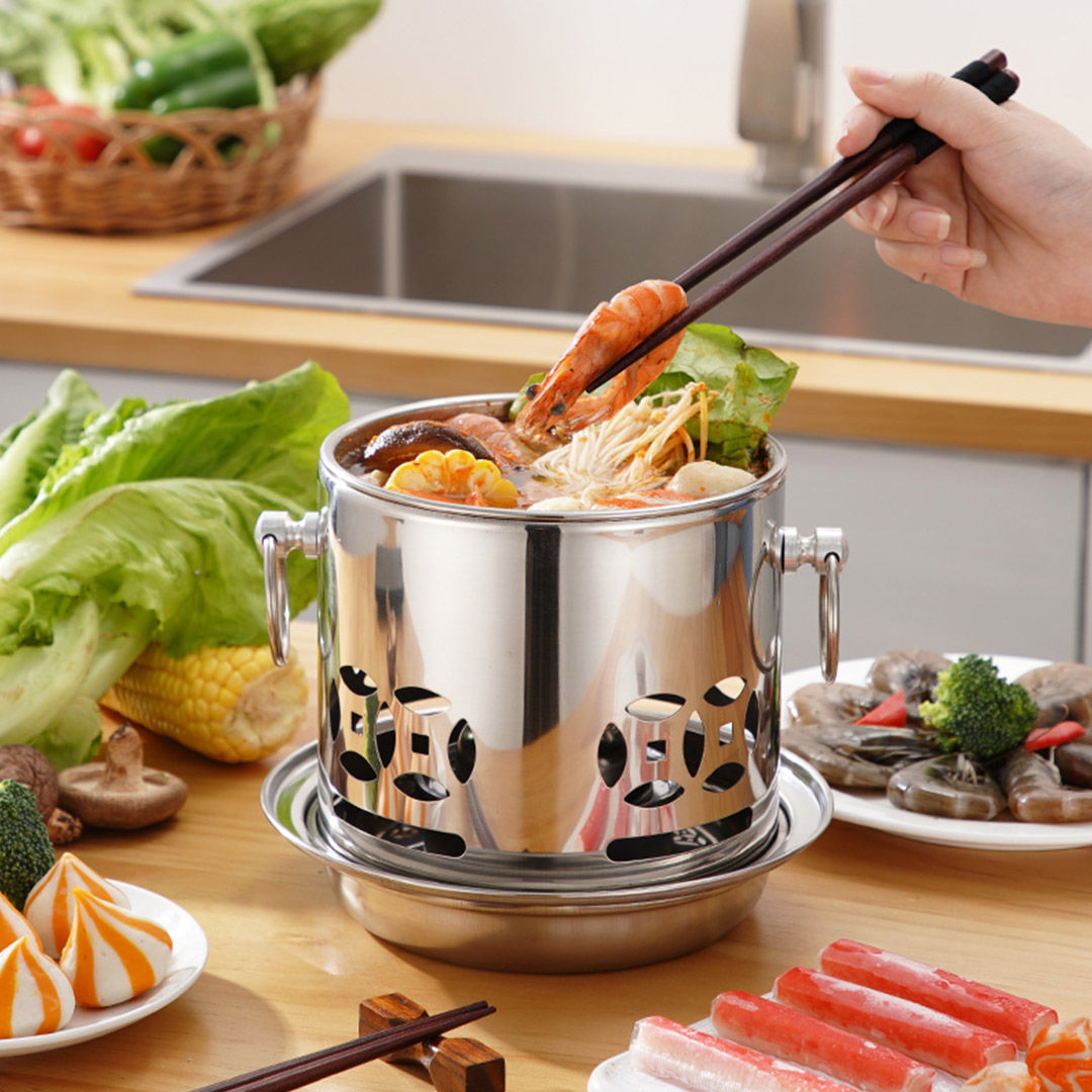 SOGA Stainless Steel Mini Asian Buffet Hot Pot Single Person Shabu Alcohol Stove Burner with Lid - ChafingDishHotPot5 - Business & Industrial - 9 - AU DEPOT SOGA Buy SOGA Stainless Steel Mini Asian Buffet Hot Pot Single Person Shabu Alcohol Stove Burner with Lid Online - Business & Industrial - 9 - AU Depot Free Shipping