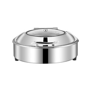 Buy SOGA Stainless Steel Round Chafing Dish Tray Buffet Cater Food Warmer Chafer with Top Lid Online - Furniture - 1 - AU Depot Free Shipping