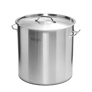 Buy SOGA Stock Pot 12L Top Grade Thick Stainless Steel Stockpot 18/10 Online - home & living > kitchen & dining > cookware > stock & multi pots - 1 - AU Depot Free Shipping
