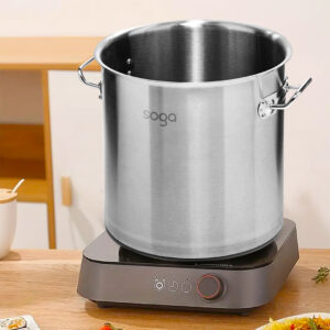 Buy SOGA Stock Pot 21L Top Grade Thick Stainless Steel Stockpot 18/10 Without Lid Online - home & living > kitchen & dining > cookware > stock & multi pots - 2 - AU Depot Free Shipping