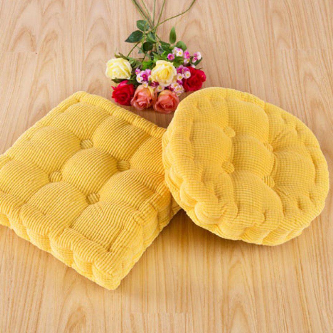 SOGA Yellow Square Cushion Soft Leaning Plush Backrest Throw Seat Pillow Home Office Decor - SquareCu85 - Furniture - 3 - AU DEPOT SOGA Buy SOGA Yellow Square Cushion Soft Leaning Plush Backrest Throw Seat Pillow Home Office Decor Online - Furniture - 3 - AU Depot Free Shipping