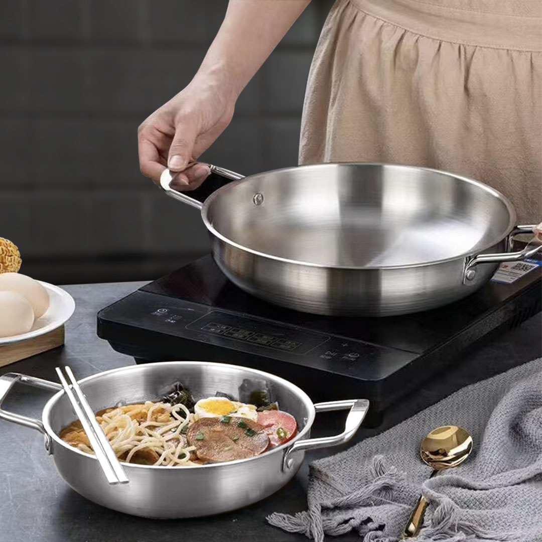Soga 20cm Premium Silver Seafood Dry Pot Stockpot Versatile and Durable Kitchen Essential - VICSoupPot02 - home & living - 4 - AU DEPOT SOGA Buy Soga 20cm Premium Silver Seafood Dry Pot Stockpot Versatile and Durable Kitchen Essential Online - home & living - 4 - AU Depot Free Shipping