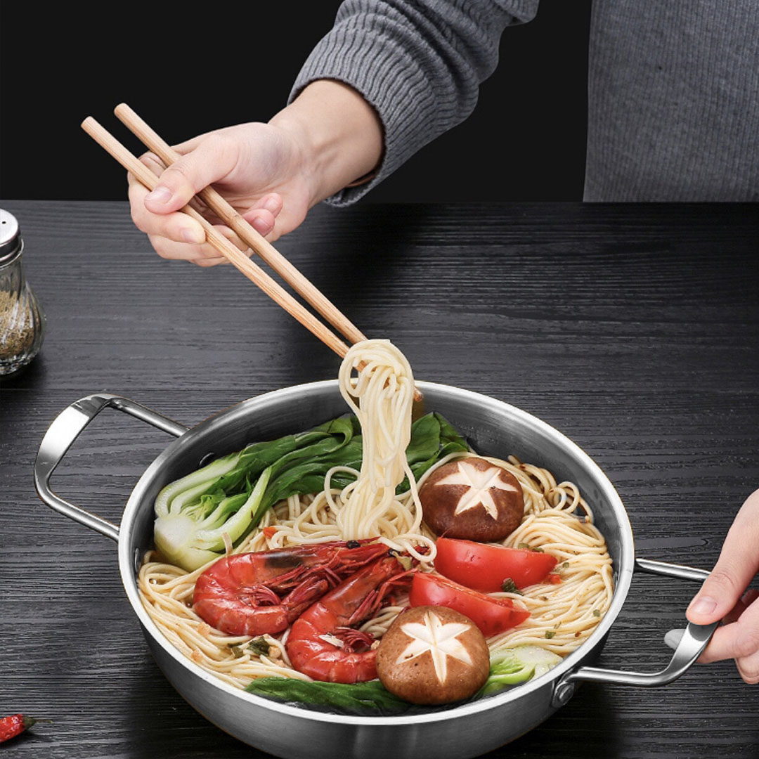 Soga 20cm Premium Silver Seafood Dry Pot Stockpot Versatile and Durable Kitchen Essential - VICSoupPot02 - home & living - 8 - AU DEPOT SOGA Buy Soga 20cm Premium Silver Seafood Dry Pot Stockpot Versatile and Durable Kitchen Essential Online - home & living - 8 - AU Depot Free Shipping