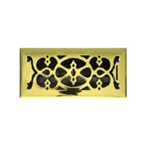 Buy Victorian flr reg 300x100 polished brass Victorian flr reg 300x100 polished brass Metal floor registers Online - Trade Price - 01