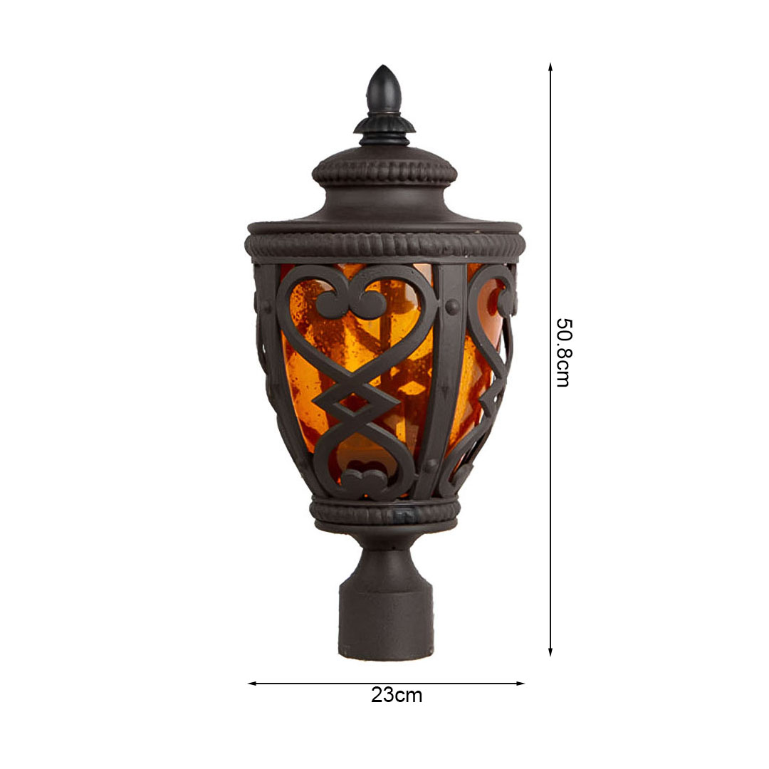 Vintage Lamp 4X 50.8cm Elegant Post Light with Aluminum and Glass Lantern Classic Outdoor Lighting - Lamp301StandX4 - Home & Living - 4 - AU DEPOT SOGA Buy Vintage Lamp 4X 50.8cm Elegant Post Light with Aluminum and Glass Lantern Classic Outdoor Lighting Online - Home & Living - 4 - AU Depot Free Shipping