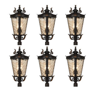 Buy Vintage Lantern 6X 71.2cm Wall Lamp Modern Aluminum & Glass Wall Light Classic Outdoor Sconce Decorative Exterior Lighting Online - Home & Living - 1 - AU Depot Free Shipping