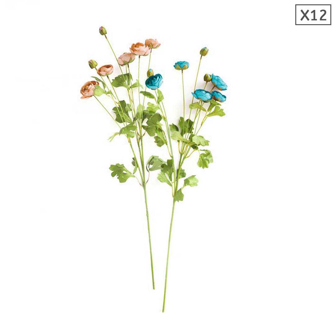 SOGA 12pcs Artificial Silk Flower Fake Rose Bouquet Table Decor Blue - - AFlower3H12Blue 1 SOGA 12pcs Artificial Silk Flower Fake Rose Bouquet Table Decor Blue - AU DEPOT Buy SOGA 12pcs Artificial Silk Flower Fake Rose Bouquet Table Decor Blue Online - Home & Living - 1 - AU Depot Free Shipping